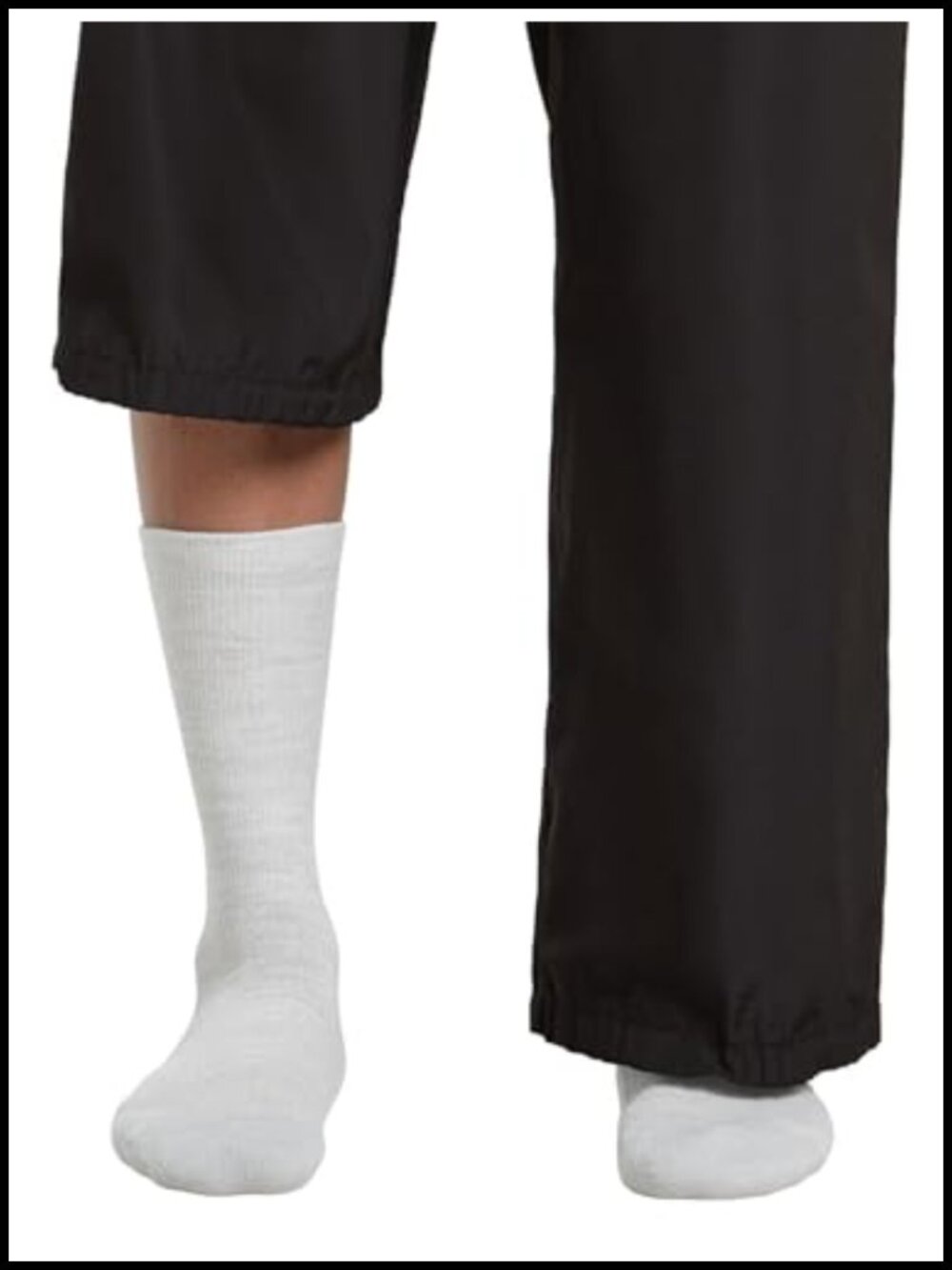 Merino Wool Crew Hiking Socks Light Cushion Seamless Toe